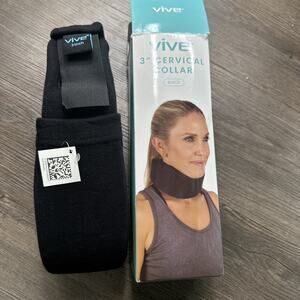 Vive 3" Cervical Collar Neck Brace for Neck Pain and Support -Open Box